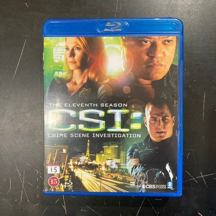 CSI: Crime Scene Investigation - Kausi 11 Blu-ray (VG+-M-/M-) -tv-sarja-